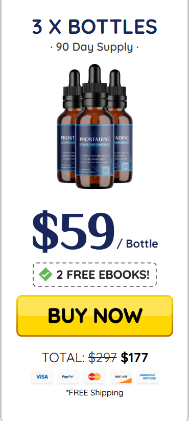 Prostadine price 3 bottle